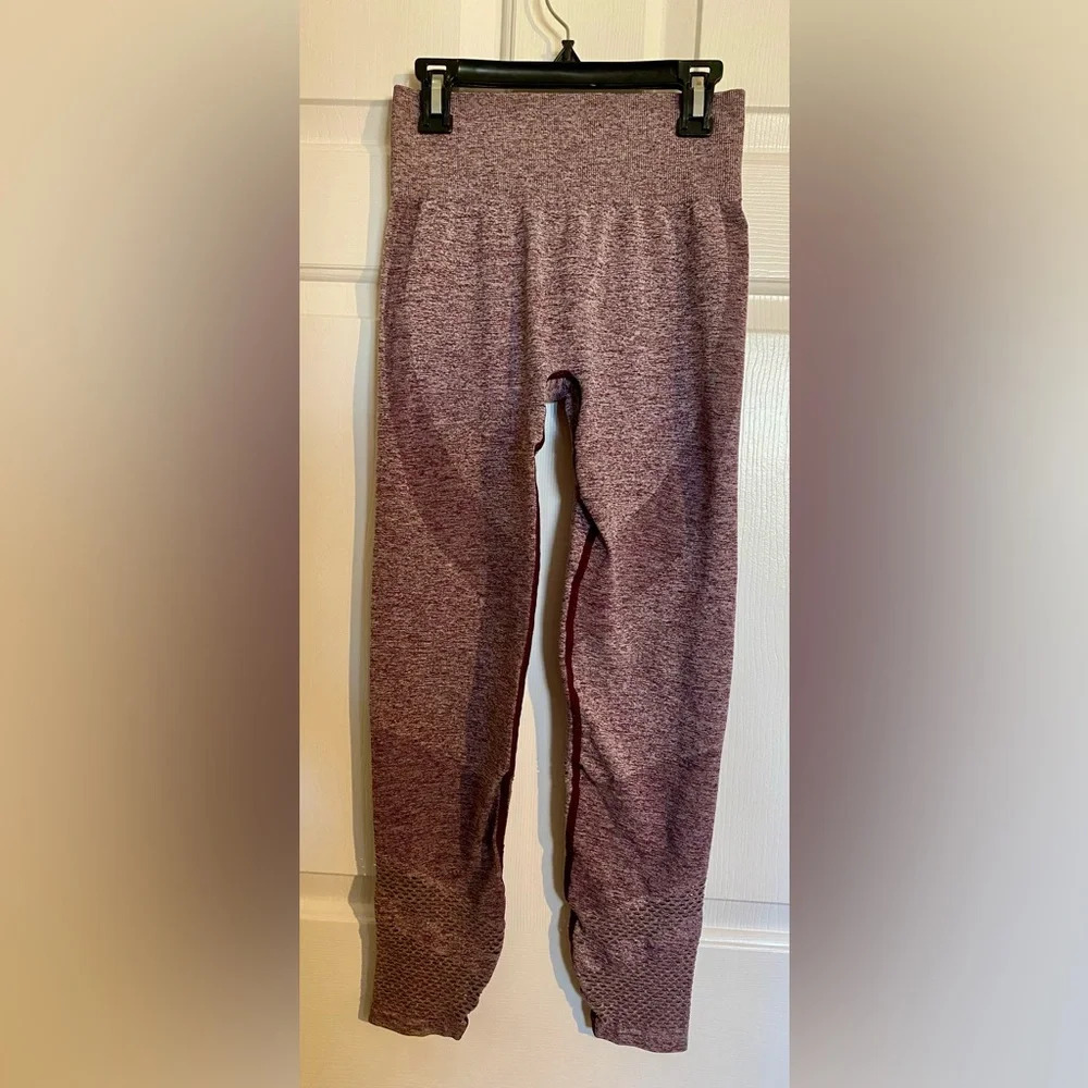 Victoria Secret PINK Seamless Leggings Small Purple - Picture 2 of 6